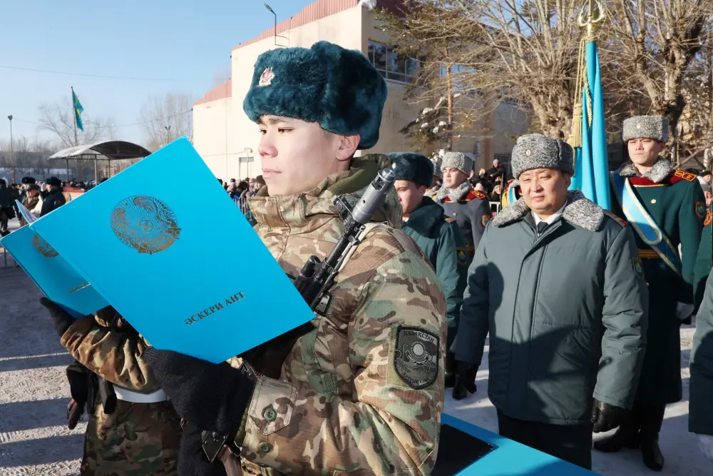 В Астане гвардейцы приняли военную присягу (7)