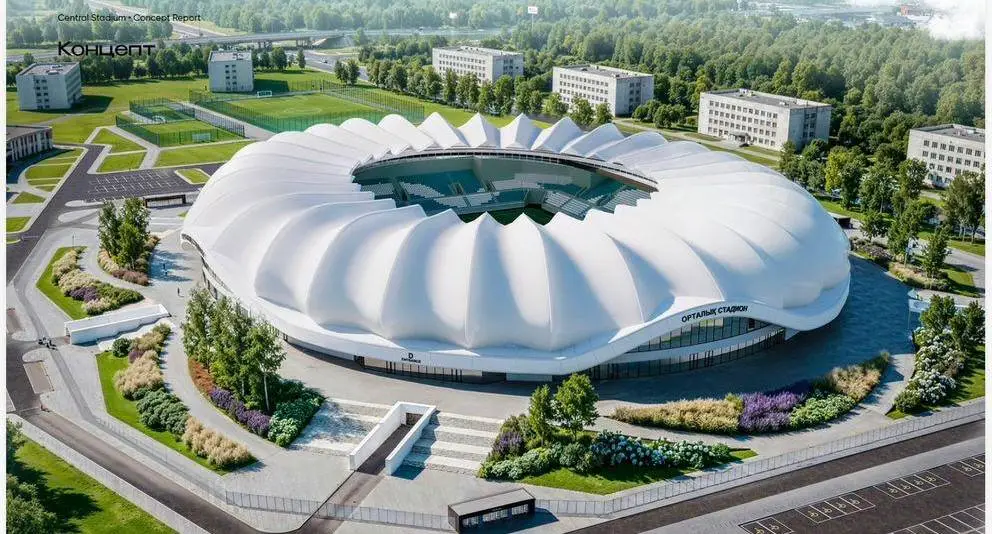 Проект стадиона на 10 тысяч зрителей для Актау презентован акиму Мангистауской области (3)