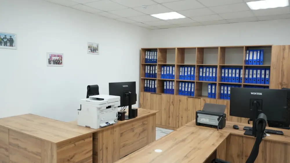 Глава МЧС открыл модернизированную пожарную часть в городе Хромтау (2)