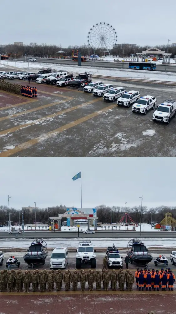 Глава МЧС вручил спасателям Актюбинской области ключи от новой техники (6)