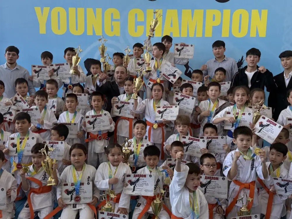 Городской турнир по каратэ «YOUNG CHAMPION» прошел в Астане (5)