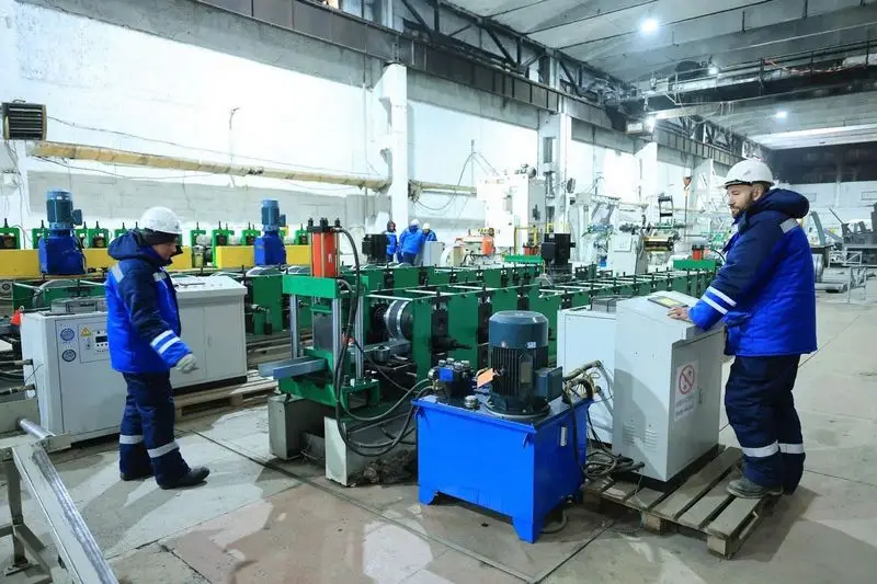 В Карагандинской области изготавливают лёгкие стальные конструкции для строительства каркасных зданий (6)