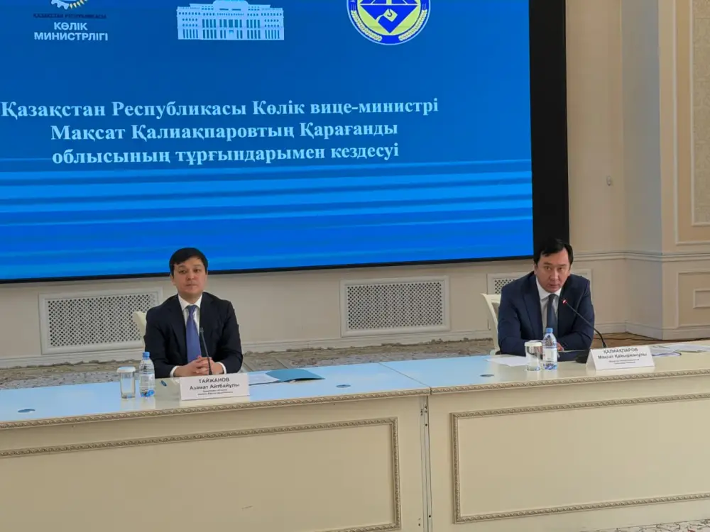 Вице-министр транспорта Максат Калиакпаров встретился с жителями Карагандинской области (6)