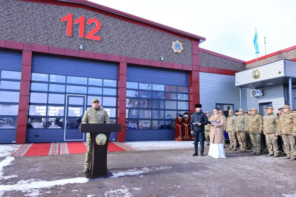 Чингис Аринов продолжает реновацию пожарных частей: новый объект открыт в Аксу-Аюлы (4)