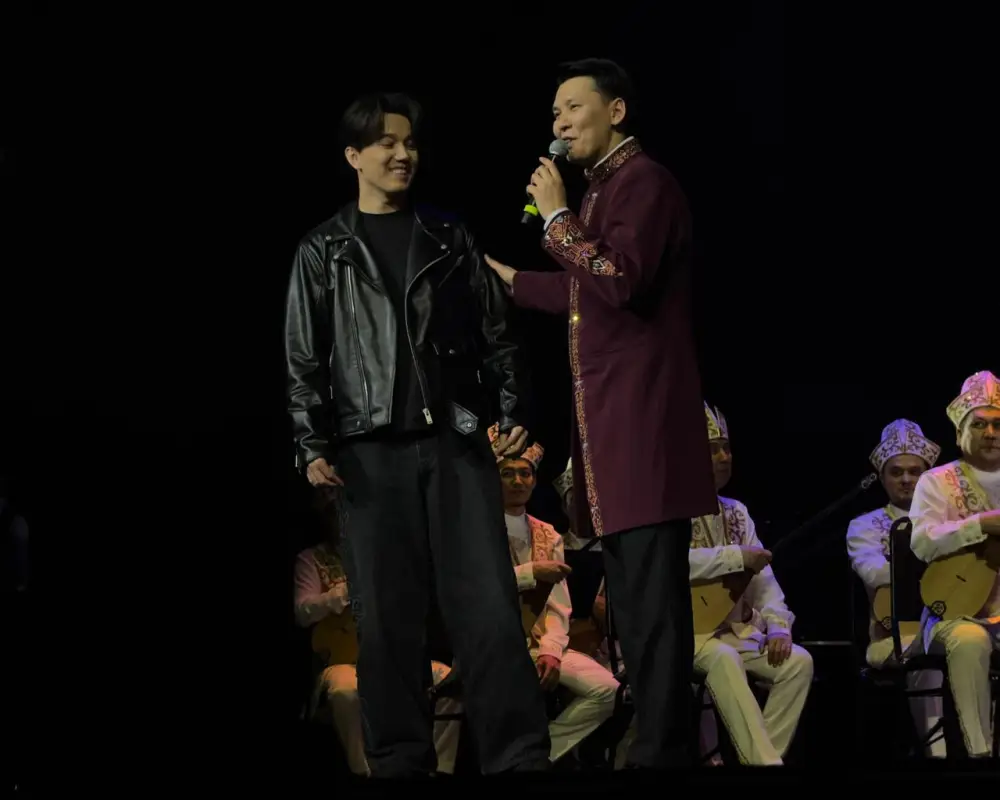 Димаш Кудайберген выступил на творческом вечере Абылая Тлепбергена (6)