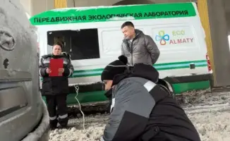 Нарушения экологических норм автомобилями в Алматы при проверках