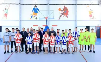 Новый спорткомплекс открылся в селе Нура