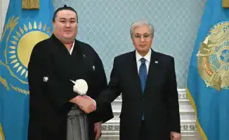 Сумоист Ерсин Балтагул: гордость Казахстана на ринге!