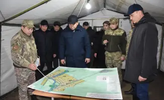 ТУРКЕСТАН: В САУРАНСКОМ РАЙОНЕ СТРОЯТ ЩИТ ОТ ПРИРОДНЫХ БУРЬ