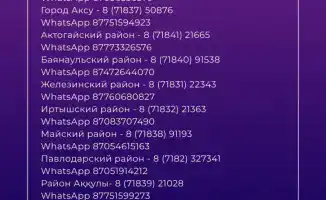 Референдум в Казахстане: Call-центры для жителей Павлодарской области готовы к работе