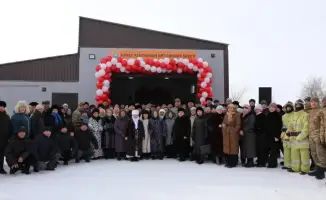 Модульный пункт пожаротушения в селе Ахмет Карагандинской области