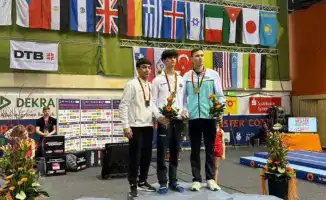 Нариман Курбанов из Алматы завоевал бронзу на этапе Кубка мира по спортивной гимнастике в Котбусе