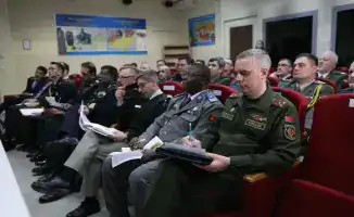 Брифинг Министерства обороны Казахстана для военных дипломатов в Астане