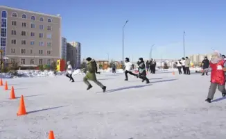 International Family Relay 'Papa, Mama and I' Unites Families in Astana's Winter Sports Festivities