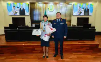 Заместитель акима Астаны поздравил полицейских с победой на международных соревнованиях