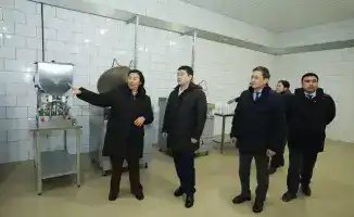 Нурдаулет Килыбай проверил строительство культурного клуба и производственного цеха в Мунайлинском районе