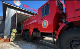 Село Терисаккан: огонь под контролем местных героев!