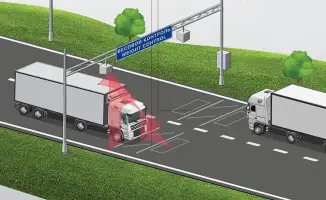 С 1 марта в Сайрамском районе грузовики, нарушающие закон, будут штрафоваться автоматизированными измерительными станциями