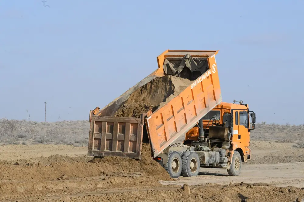 Начался первый этап проекта четырехполосного расширения дороги Кызылорда - Актобе (9)