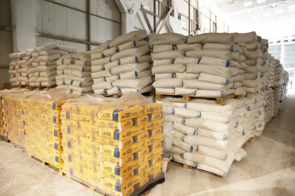 Производство мраморной муки и сухих строительных смесей запустили в Жамбылской области (8)