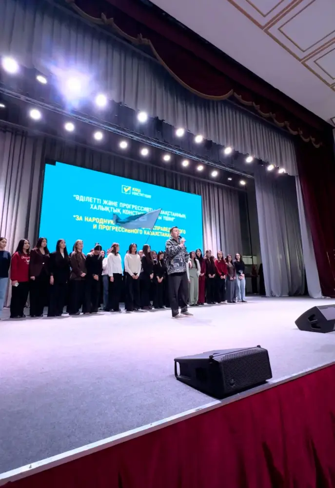 Молодёжь выбирает участие: в Алматы стартовала серия инициатив в поддержку референдума (2)