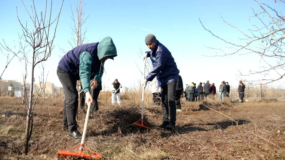 Молодежь Казахстана приняла активное участие в «Тазару күні» (5)