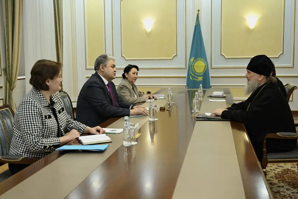 Министр иностранных дел Казахстана принял Главу Православной Церкви (2)