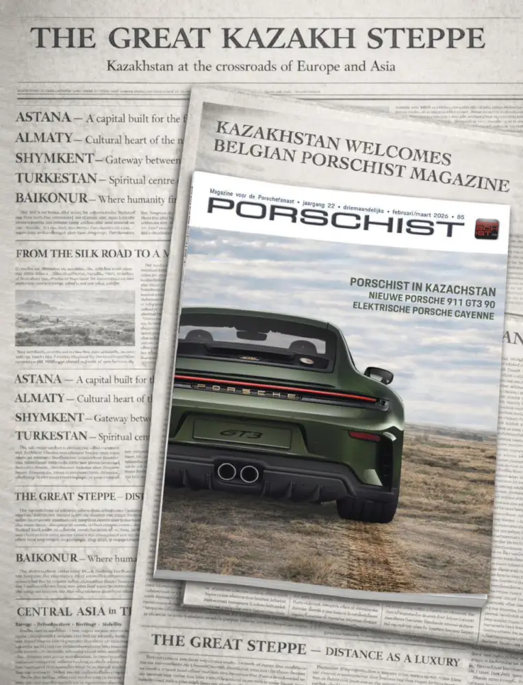 Европейский журнал Porschist представил выпуск о Казахстане с участием Алматы (4)