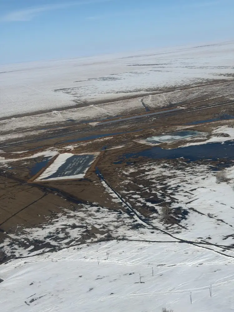 Аким области Асаин Байханов оценил паводковую ситуацию в Актогайском районе (3)