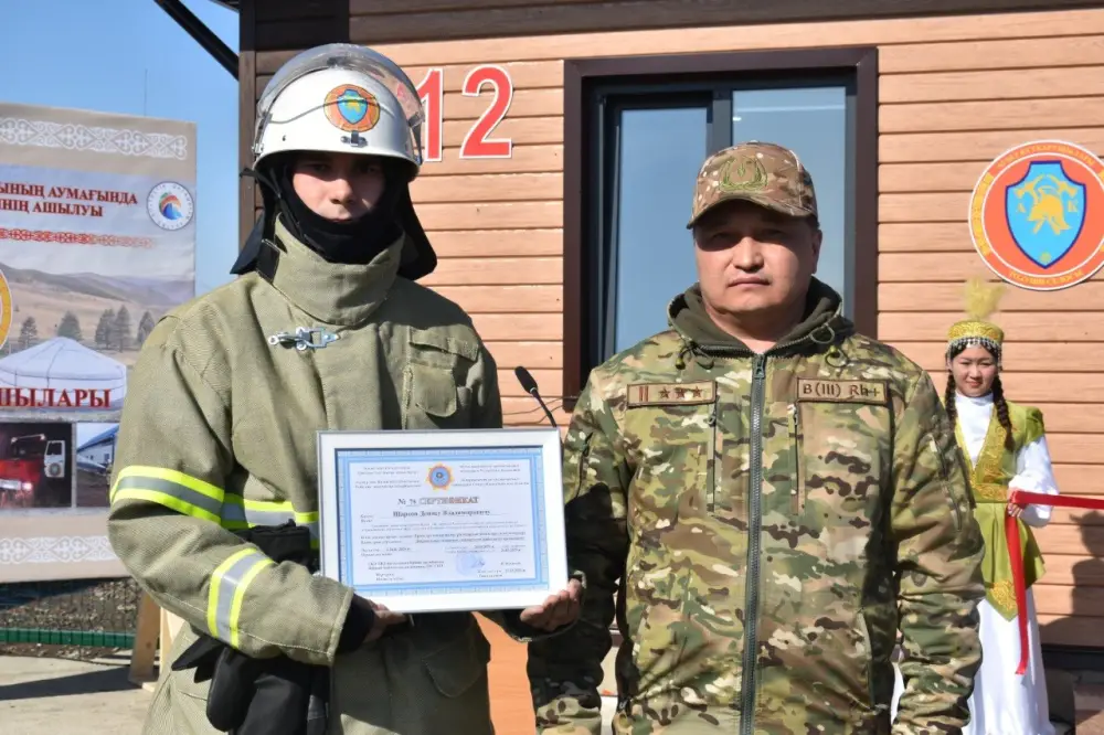 В Казахстане открыт 164-й добровольный пункт пожаротушения «Ауыл құтқарушылары» (4)