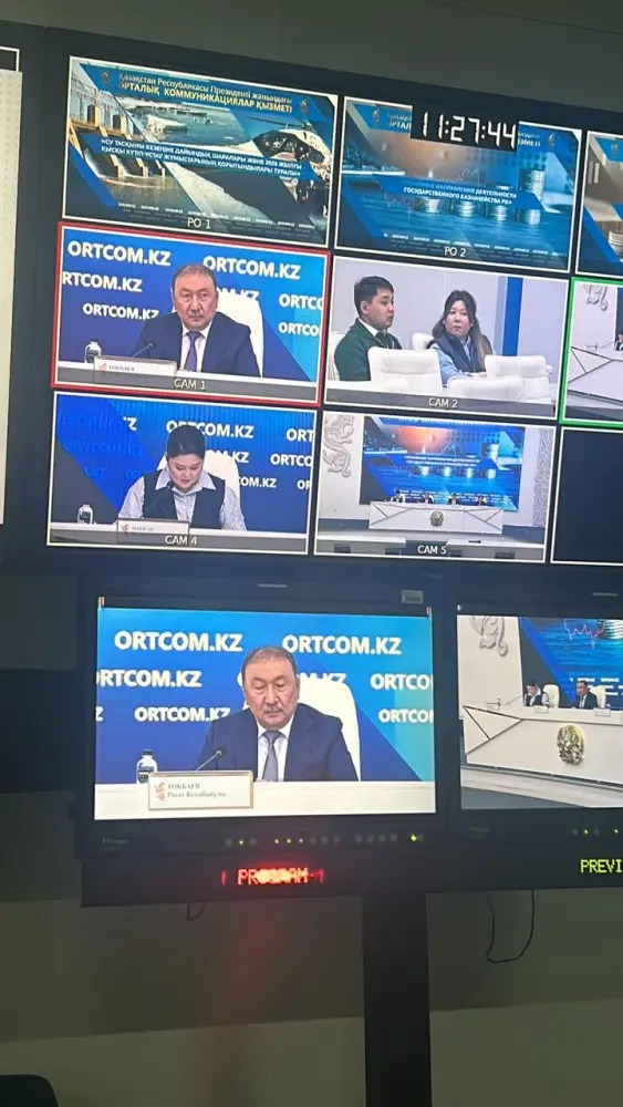 Председатель Рахат Токбаев выступил на брифинге на площадке СЦК (3)