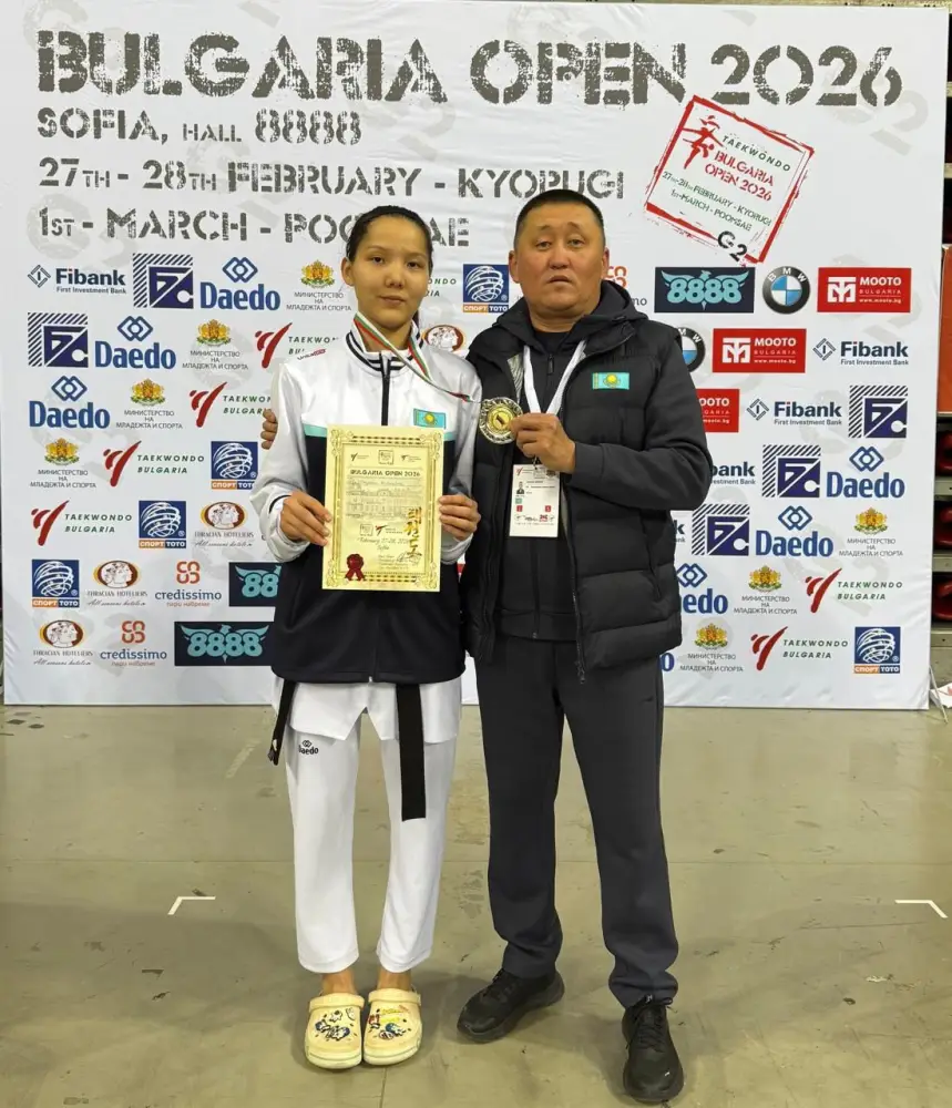 Столичная таеквондистка Тогжан Казнабек одержала победу в Болгарии (2)