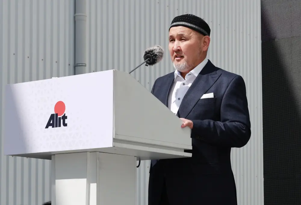 Производство мраморной муки и сухих строительных смесей запустили в Жамбылской области (4)