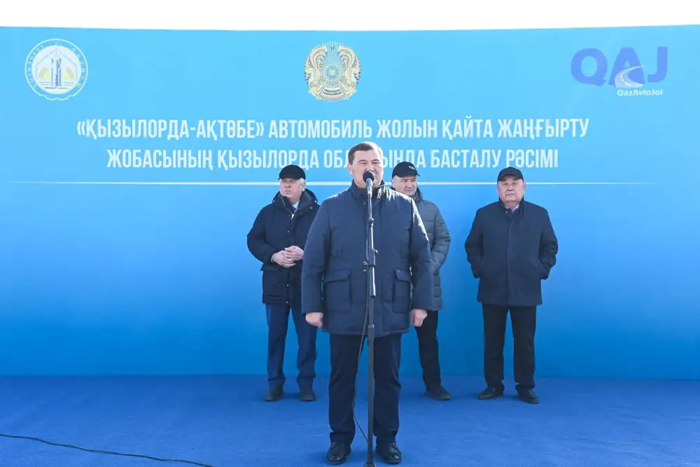 Начался первый этап проекта четырехполосного расширения дороги Кызылорда - Актобе (6)