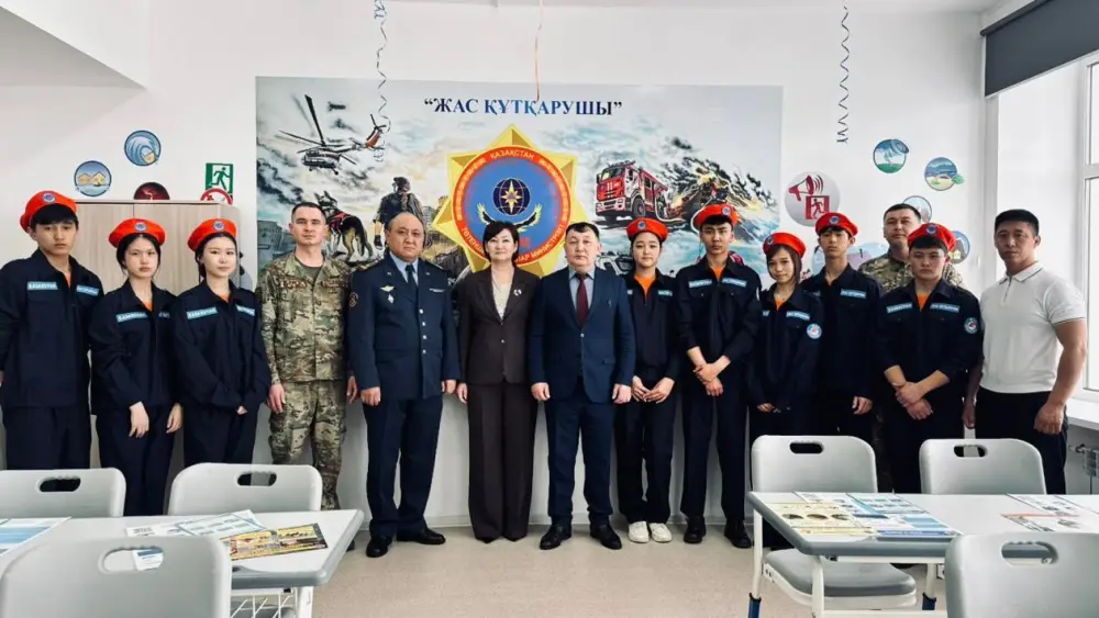 Более 50 классов «Юный спасатель» открыто в школах Казахстана (2)