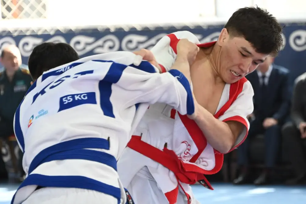 Определены победители чемпионата по қазақ күресі среди силовых ведомств Казахстана (4)