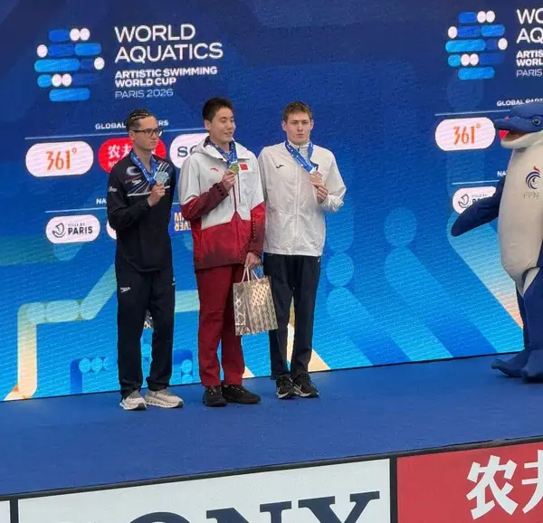 Спортсмен из Карагандинской области вошёл в тройку лучших на этапе Кубка мира по артистическому плаванию (2)