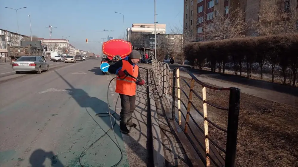 Генеральная уборка проводится в Астане (5)