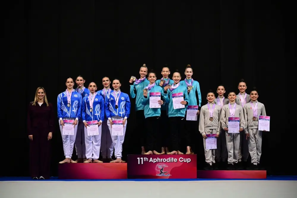 Турнир по художественной гимнастике «Aphrodite Cup»: столичные спортсмены стали лучшими в Афинах (4)