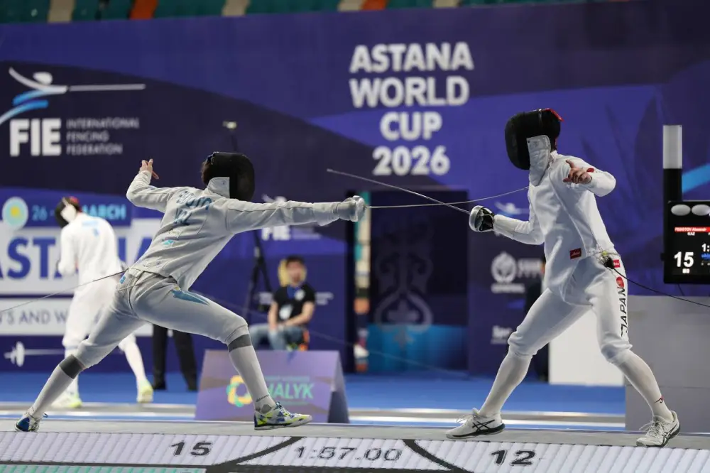 Мужская сборная Казахстана по фехтованию завершила Кубок мира в ТОП-5 (3)