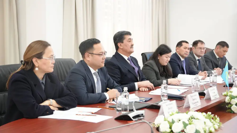 Встреча с Чрезвычайным и Полномочным Послом Кыргызской Республики в Республике Казахстан (4)