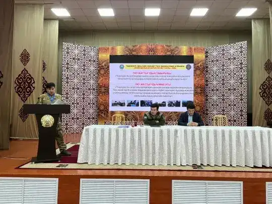 О проведении командно-штабных учений по борьбе с терроризмом в Жуалынском, Сарысуском и Таласском районах Жамбылской области (2)