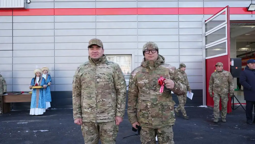 В селе Сарыозек начала работу современная пожарная часть (4)