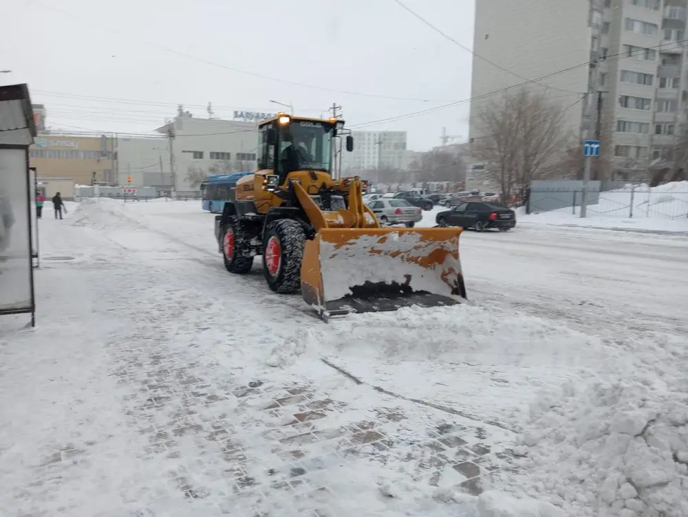Десятки тысяч кубометров снега вывезли из столицы прошлой ночью (10)
