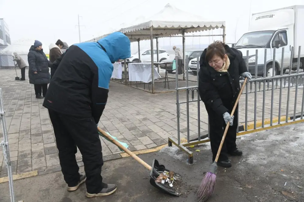 Масштабная генеральная уборка проходит в Астане в День очищения (10)