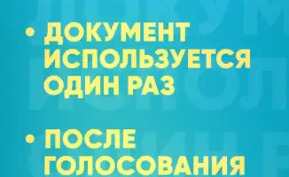 Голосование на референдуме в Казахстане