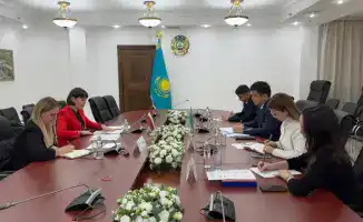 Состоялась встреча с Послом Латвии в Казахстане для обсуждения экологического сотрудничества