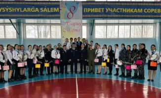 Павлодар: соревнования полицейских-женщин по стрельбе и теннису