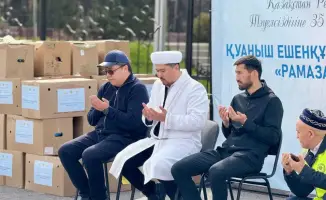 Толебийск: 200 семей получили корзины с сюрпризом!