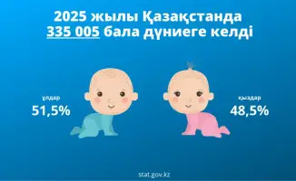 Казахстан: рождаемость в 2025 году